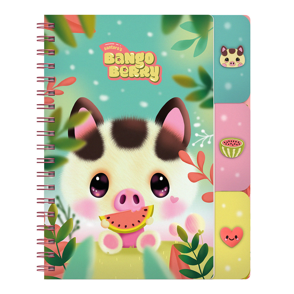Notes cu separatoare si spira Bangoberry Piggy Porcusorul, 200 pagini Notes cu separatoare si spira Bangoberry Piggy Porcusorul, 200 pagini
